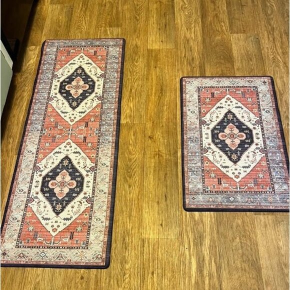 New Anti Fatigue Kitchen Mats for Floor 2 Piece Set, Cushioned Memory Foam - Picture 1 of 2